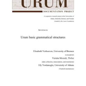 خرید و دانلود نسخه کامل کتاب Urum basic grammatical structures