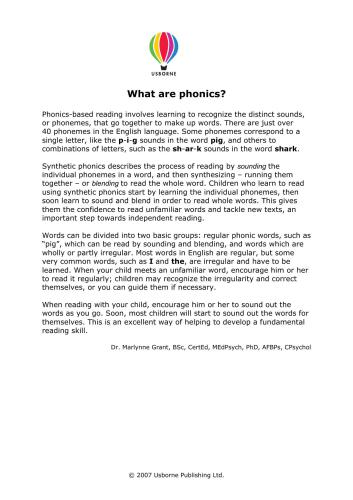 خرید و دانلود نسخه کامل کتاب Usborne Phonics Readers: What are phonics?_68bec48692bea.jpeg خرید و دانلود نسخه کامل کتاب Usborne Phonics Readers: What are phonics?