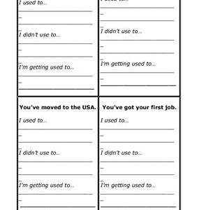 خرید و دانلود نسخه کامل کتاب Used to vs Getting Used to Guessing Game