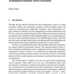 خرید و دانلود نسخه کامل کتاب Using Parallel Corpora for Translation-Oriented Term Extraction