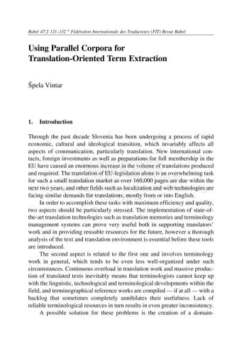 خرید و دانلود نسخه کامل کتاب Using Parallel Corpora for Translation-Oriented Term Extraction_68bac30ab9ab8.jpeg خرید و دانلود نسخه کامل کتاب Using Parallel Corpora for Translation-Oriented Term Extraction