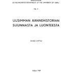 خرید و دانلود نسخه کامل کتاب Uusimman äännehistorian suunnasta ja luonteesta