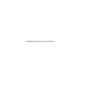 خرید و دانلود نسخه کامل کتاب Verbal Derivation and Valency in Citumbuka