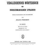 خرید و دانلود نسخه کامل کتاب Vergleichendes Wörterbuch der indogermanischen Sprachen