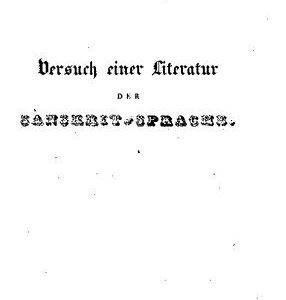 خرید و دانلود نسخه کامل کتاب Versuch einer Literatur der Sanskrit-Sprache