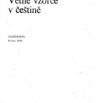 خرید و دانلود نسخه کامل کتاب Větné vzorce v češtině