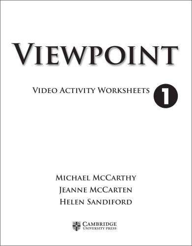 خرید و دانلود نسخه کامل کتاب Viewpoint 1. Video Activity Worksheets_68bebadf8727f.jpeg خرید و دانلود نسخه کامل کتاب Viewpoint 1. Video Activity Worksheets