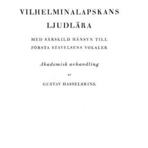 خرید و دانلود نسخه کامل کتاب Vilhelminalapskans ljudlära, med särskild hänsyn till första stavelsens vokaler