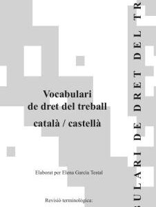 خرید و دانلود نسخه کامل کتاب Vocabulari de dret del treball català / castellà