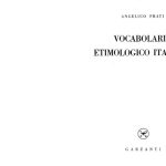 خرید و دانلود نسخه کامل کتاب Vocabulario etimologico italiano