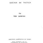 خرید و دانلود نسخه کامل کتاب Vocabulario quechua del Pastaza