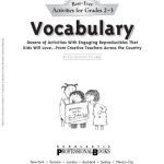 خرید و دانلود نسخه کامل کتاب Vocabulary. Best-Ever Activities For Grades 2-3