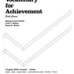 خرید و دانلود نسخه کامل کتاب Vocabulary for Achievement