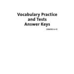 خرید و دانلود نسخه کامل کتاب Vocabulary Practice and Tests Grade 9 – SB and Answer Key