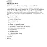 خرید و دانلود نسخه کامل کتاب Vocabulary Worksheets for Fundamentals English Grammar