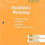 خرید و دانلود نسخه کامل کتاب Vocabulary Workshop: First Course (Elements of Language)