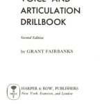خرید و دانلود نسخه کامل کتاب Voice and Articulation Drillbook