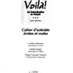 خرید و دانلود نسخه کامل کتاب Voilà! An Introduction to French, Cahier d’activités écrites et orales