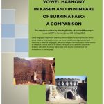 خرید و دانلود نسخه کامل کتاب Vowel harmony in Kasem and in Ninkare of Burkina Faso: a comparison