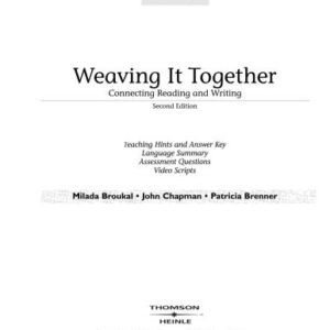 خرید و دانلود نسخه کامل کتاب Weaving It Together – Instructor’s Manual Book 3-4 – 2nd E