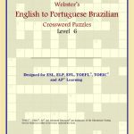 خرید و دانلود نسخه کامل کتاب Webster’s English to Portuguese Brazilian Crossword Puzzles: Level 6