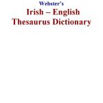 خرید و دانلود نسخه کامل کتاب Websters Irish – English Thesaurus Dictionary
