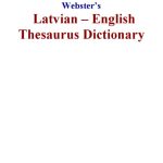 خرید و دانلود نسخه کامل کتاب Websters Latvian – English Thesaurus Dictionary