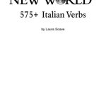 خرید و دانلود نسخه کامل کتاب Webster’s New World 575+ Italian Verbs
