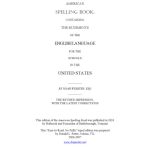 خرید و دانلود نسخه کامل کتاب Webster’s Spelling Book [Blue Back Speller]