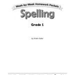 خرید و دانلود نسخه کامل کتاب Week-by-Week Homework Packets. Spelling. Grade 1