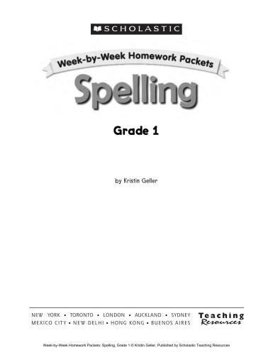 خرید و دانلود نسخه کامل کتاب Week-by-Week Homework Packets. Spelling. Grade 1_68bfbcca68020.jpeg خرید و دانلود نسخه کامل کتاب Week-by-Week Homework Packets. Spelling. Grade 1