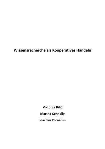 خرید و دانلود نسخه کامل کتاب Wissensrecherche als Kooperatives Handeln_68b8f0f4845b7.jpeg خرید و دانلود نسخه کامل کتاب Wissensrecherche als Kooperatives Handeln