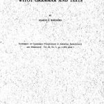 خرید و دانلود نسخه کامل کتاب Wiyot grammar and texts