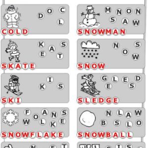 خرید و دانلود نسخه کامل کتاب Worksheet – Winter Printables