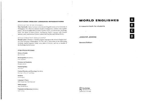 خرید و دانلود نسخه کامل کتاب World Englishes: A Resource Book for Students (Routledge English Language Introductions)_68bfb492e4fe9.jpeg خرید و دانلود نسخه کامل کتاب World Englishes: A Resource Book for Students (Routledge English Language Introductions)