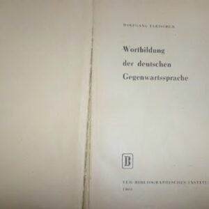 خرید و دانلود نسخه کامل کتاب Wortbildung der deutschen Gegenwartssprache