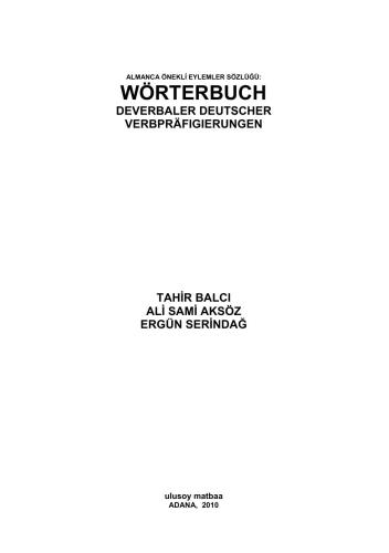 خرید و دانلود نسخه کامل کتاب Wörterbuch deverbaler deutscher Verbpräfigierungen. Almanca Önekli Eylemler Sözlüğü_68bace650ce3d.jpeg خرید و دانلود نسخه کامل کتاب Wörterbuch deverbaler deutscher Verbpräfigierungen. Almanca Önekli Eylemler Sözlüğü