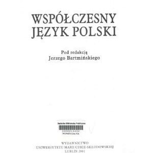 خرید و دانلود نسخه کامل کتاب Współczesny język polski