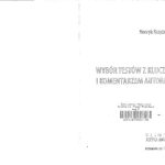 خرید و دانلود نسخه کامل کتاب Wybór testów z kluczem i komentarzem autora