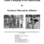 خرید و دانلود نسخه کامل کتاب Yanda, a language of the Dogon group