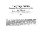 خرید و دانلود نسخه کامل کتاب Yanyuwa Wuka Dictionary and Grammar