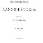 خرید و دانلود نسخه کامل کتاب Yhteissuomalainen äännehistoria