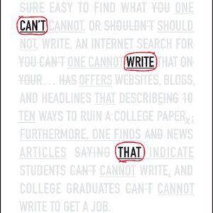 خرید و دانلود نسخه کامل کتاب You Can’t Write That: 8 Myths About Correct English