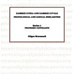خرید و دانلود نسخه کامل کتاب Zambezi Lunda and Zambezi Luvale phonological and lexical similarities. Series 1. Phonemic contrasts
