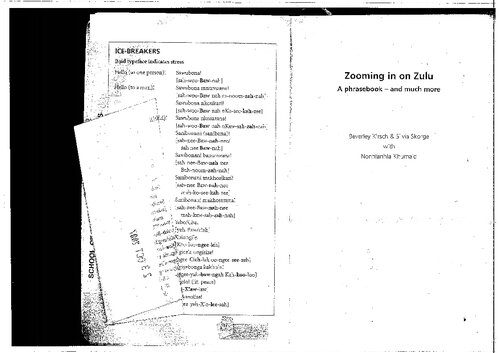 خرید و دانلود نسخه کامل کتاب Zooming in on Zulu. A phrasebook — and much more_68bde9ee6d207.jpeg خرید و دانلود نسخه کامل کتاب Zooming in on Zulu. A phrasebook — and much more