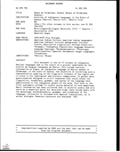 خرید و دانلود نسخه کامل کتاب Zoque de Chimalapa, Oaxaca_68bccf981ee1d.jpeg خرید و دانلود نسخه کامل کتاب Zoque de Chimalapa, Oaxaca