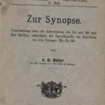 خرید و دانلود نسخه کامل کتاب Zur Synopse. Untersuchung über die Arbeitsweise des Lk und Mt und ihre Quellen, namentlich die Spruchquelle, im Anschluss an eine Synopse Mk-Lk-Mt