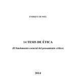خرید و دانلود نسخه کامل کتاب 14 Tesis de Ética