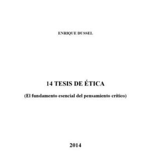 خرید و دانلود نسخه کامل کتاب 14 Tesis de Ética