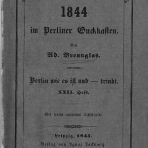 خرید و دانلود نسخه کامل کتاب 1844 im Berliner Guckkasten